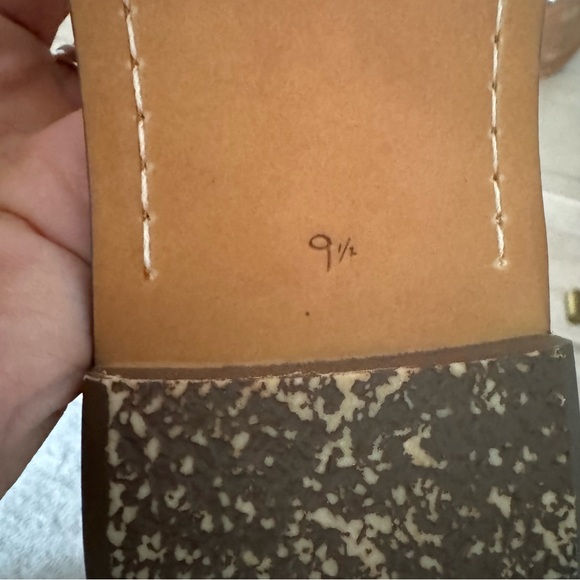 Sam Edelman 9.5M Metallic Gold Lace-Up Gladiator Sandals - Picture 4 of 4